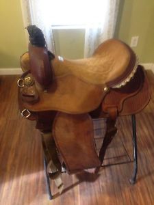 Courts Barrel Saddle Sharon Camarillo  15"