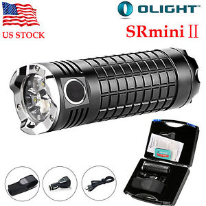 Olight SR Mini Intimidator-II 3x CREE XM-L2 Rechargerable Led Flashlight Torch