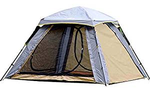 Generic Durable Layer Camping 2 Person Tent Color Grey