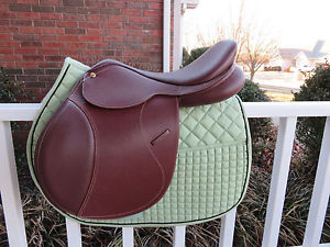 *Collegiate Close Contact Jumping Saddle 16.5" convertible adjustable gullet