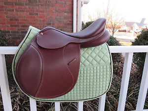 *Collegiate Close Contact Jumping Saddle 16.5" convertible adjustable gullet