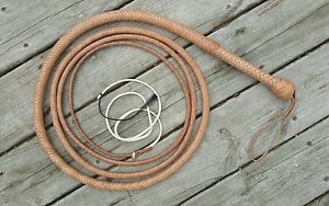 Trinity Whip Co. 12' 12 Plait Indy Style Kangaroo Bullwhip