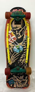 vintage 80's santa cruz jeff kendall skateboard deck rare with deadbolt trucks