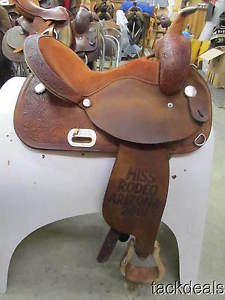 Circle Y NBHA Proven Barrel Saddle 15" Wide Tree Lightly Used Older Model