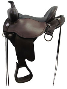 Circle Y 17" Black Mesa Flex2 Trail Saddle New Regular Bar Closeout