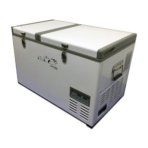 Evakool 89L Glacier DUAL ZONE 12v 24v 240v Portable Camping Fridge AND Freezer