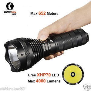LUMINTOP SD75 XHP70 4000LM Super Bright LED Flashlight To 652M