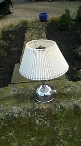 Tilley lamp, table stem Model NO 174 GLASS NUMBER 182  ORIGINAL SHADE V,RARE.