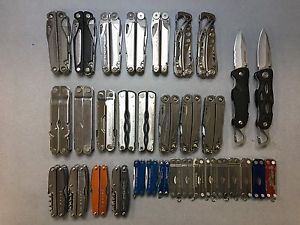 Leatherman multitool Wave Charge etc - lot of 33
