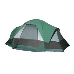 White Cap Mountain 10-Person Ultra-Violet-Resistant Polyethylene Cabin Door Tent