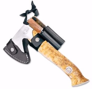 KARESUANDO Unna Aksu Survival Natur mit Kombiholster Dia-Schärfer Feuerstarter