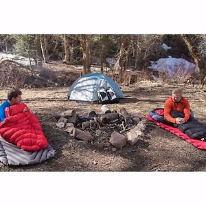KLYMIT KSB Sleeping Bag RED with stretch baffles Sleeping Hiking River BRAND NEW