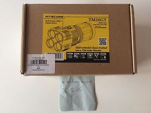 Nitecore TM26GT Cree V3 3500Lm LED-Taschenlampe  -  Schwarz