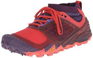 Merrell All Out Terra Trail Women's Trail Running Violett (WILD PLUM/RED)... New