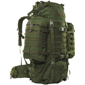 WISPORT RACCOON 85L MILITARY ARMY RUCKSACK HUNTING MOLLE RUCKSACK OLIVE GREEN