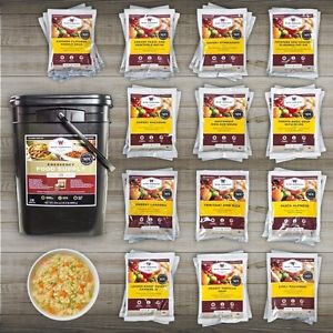 Grab N Go Buckets 120 Servings Emergency Survival Food