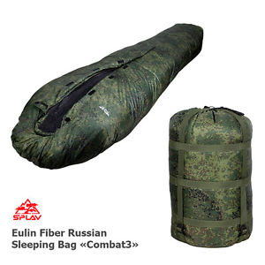 Original Russian SPLAV Eulin Fiber Sleeping Bag "Combat3" Extreme: -17°C 1500mm