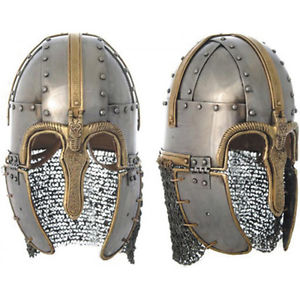 Casco histórico vestirse para batalla Coppergate