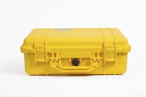 Peli Box Pelibox Pelicase '1500' giallo mit Inserto schiuma ermetico