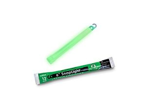 Cyalume SnapLight Green Light Sticks - 6 Inch Industrial Grade, High Intensity
