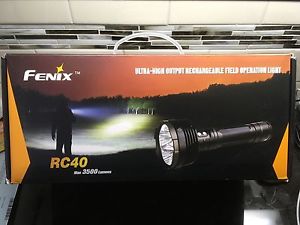 Fenix RC40 Flashlight 3500 Lumins With Box & Contents