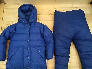 REI Goose Down Double Parka & Pant Elephant Foot Sleeping Bag USA Made Vintage