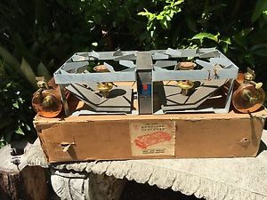 The Handi Kerosene Stovette twin burner camp stove Made in Brisbane "NEW IN THE