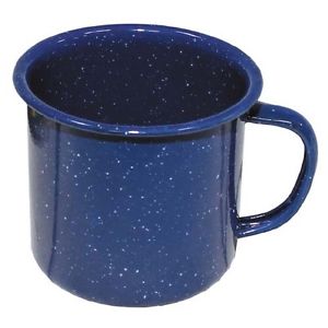 200Stk Email-Tasse, blau, 0,35 l, Durchm. 8 cm