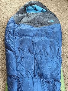 The North Face Blue Kazoo Sleeping Bag 20 Degree Down Regular