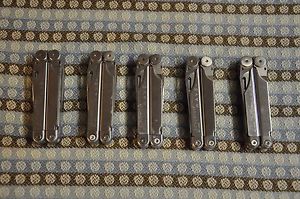 LEATHERMAN WAVE MULTITOOL LOT 5 LEATHERMAN OLD STYLE