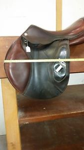 2015 CWD 2GS Luxury French Jumping Saddle Gorgeous Brown 16.5" *FREE SHIPPING*
