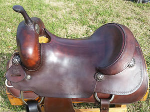 16" Silver Mesa Cutting Saddle (Made in Texas)