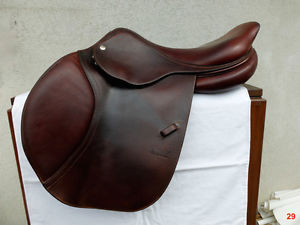 2008 CWD Luxury French Jumping Saddle Gorgeous Brown 17" *FREE SHIPPING*