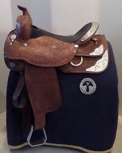 CIRCLE Y 17.5" EQUITATION WESTERN SHOW SADDLE 0487