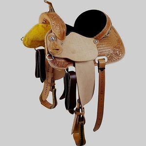 Cactus Saddlery Saguaro Barrel Saddle #554681 16" Full Quarter Horse Bar.