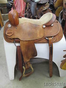 Saddlesmith Ranch Cutter Cutting Saddle 16 1/2" Used & Solid