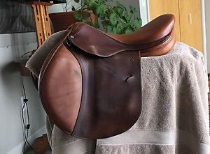 Antares Close Contact Jumping Saddle, 18", Medium Tree