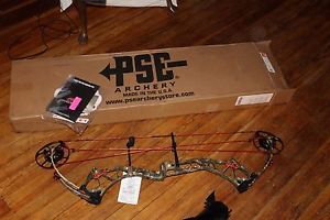NEW 2017 PSE EVOLVE 35 CAMO FULL WARRANTY COMPOUND BOW 60 #