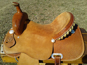 15" Hawkwood Saddlery Barrel Racing Saddle - Made in Texas