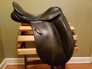 Windsor Greenline Dressage Black 17.5" English Equestrian Saddle #H16462