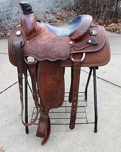 Jim Wise roping saddle