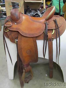 N. Porter of AZ Hand Made Ranch Association Saddle Lightly Used NICE