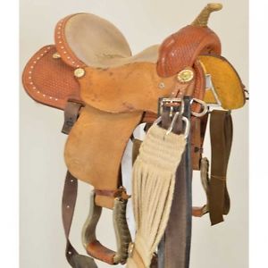 Used 12" Court's Saddlery Youth Barrel Racing Saddle Code: U12COURTSBRPK