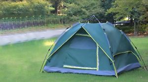 3-4 Persons POP UP 1'S Family Outdoor Waterproof Beach Park Camping Hiking Tent