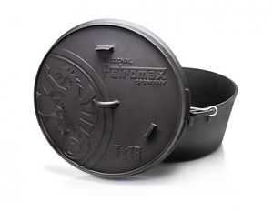 Petromax Pot au feu 17,3 Litre ft18 Fonte sans Pieds