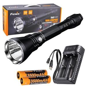Fenix TK47UE Ultimate Ed 3200 Lumen LED Flashlight w/ 2x 3500mAh 18650 & Charger