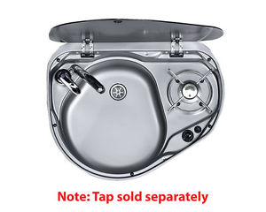 Dometic Smev MO8821L 1 Burner Hob & Sink