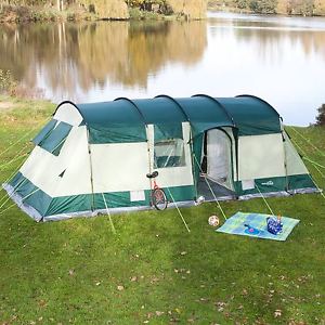 skandika Hurricane 8 Person/Man Family Tunnel Tent Large Group 5000mm Column New