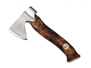 Axt Tomahawk Karesuando Unna Aksu Brun Jagdaxt Bois du bouleau Hachette suédois