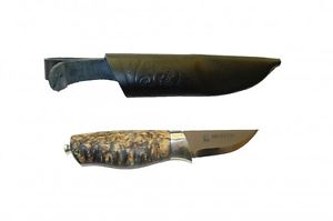 BRUSLETTO Messer Mod. SOLVGUTTEN 12C27 Sandvik St. 58 HRC Jagd / Outdoormesser